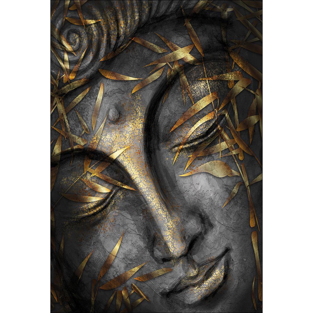 Gold Leafed Buddha 1 - Wall Art Designs - 3304_AR_V WAD_CP - MPY - 260 - M - S - S_45x30_NONE