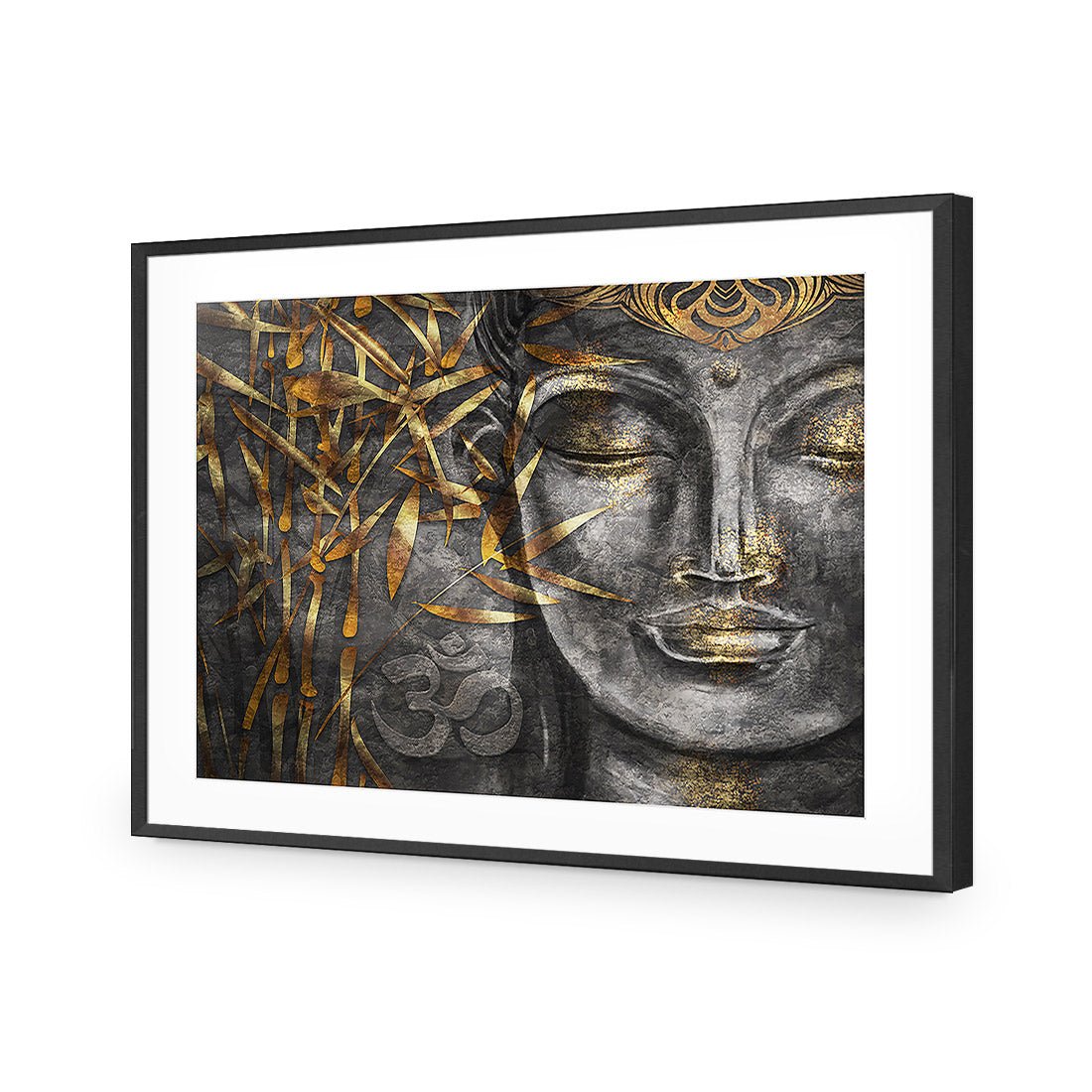 Gold Leafed Buddha 2 - Wall Art Designs - 3305_AR_H WAD_CP - MPY - 260 - M - S - S_45x30_NONE