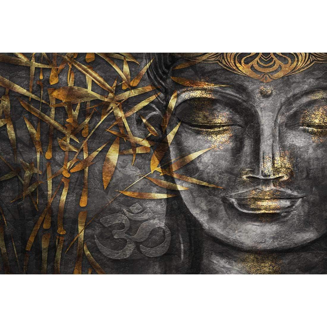 Gold Leafed Buddha II | Classic Canvas | No Frame | Stretched Canvas
