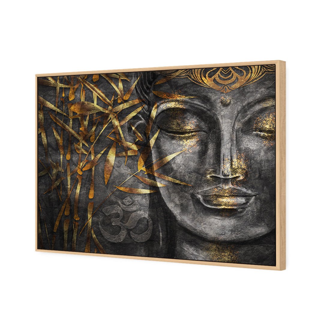 Gold Leafed Buddha 2 - Wall Art Designs - 3305_AR_H WAD_CP - MPY - 260 - M - S - S_45x30_NONE