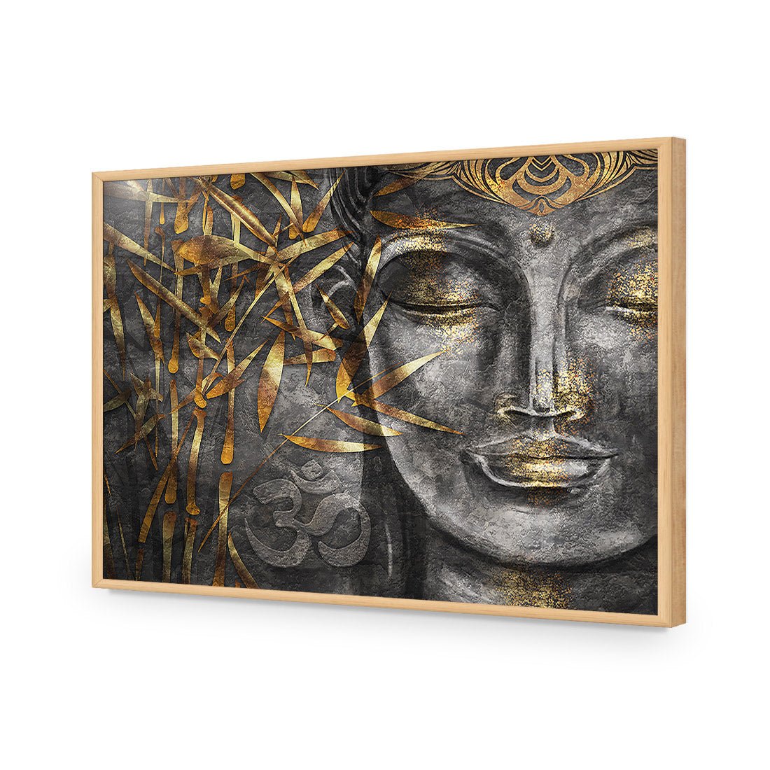 Gold Leafed Buddha 2 - Wall Art Designs - 3305_AR_H WAD_CP - MPY - 260 - M - S - S_45x30_NONE