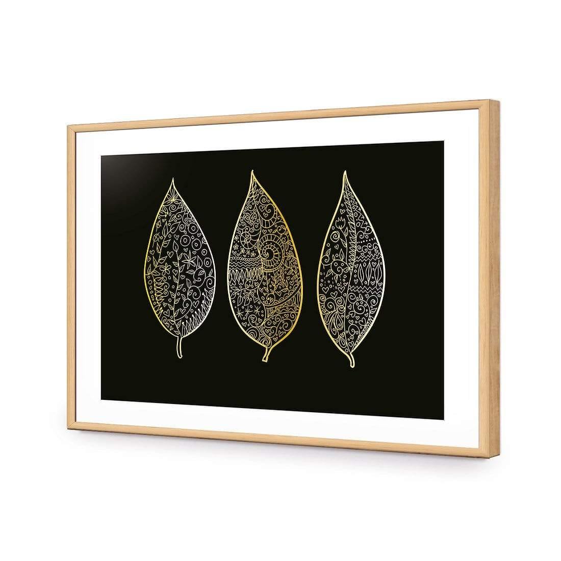 Golden Filigree - Wall Art Designs - 2096_AR_H WAD_AP - 030 - MAT_45x30_S - 2538 - OAK