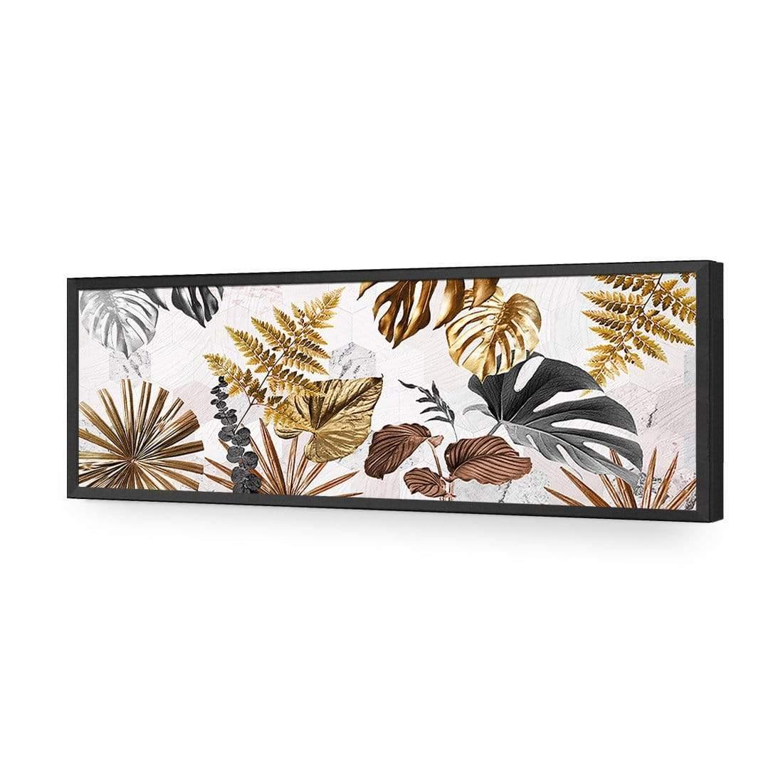 Golden Jungle (Long) - Wall Art Designs - AU_1235_AL_H WAD_AP - 030 - EDG_90x30_S - 2538 - BLK