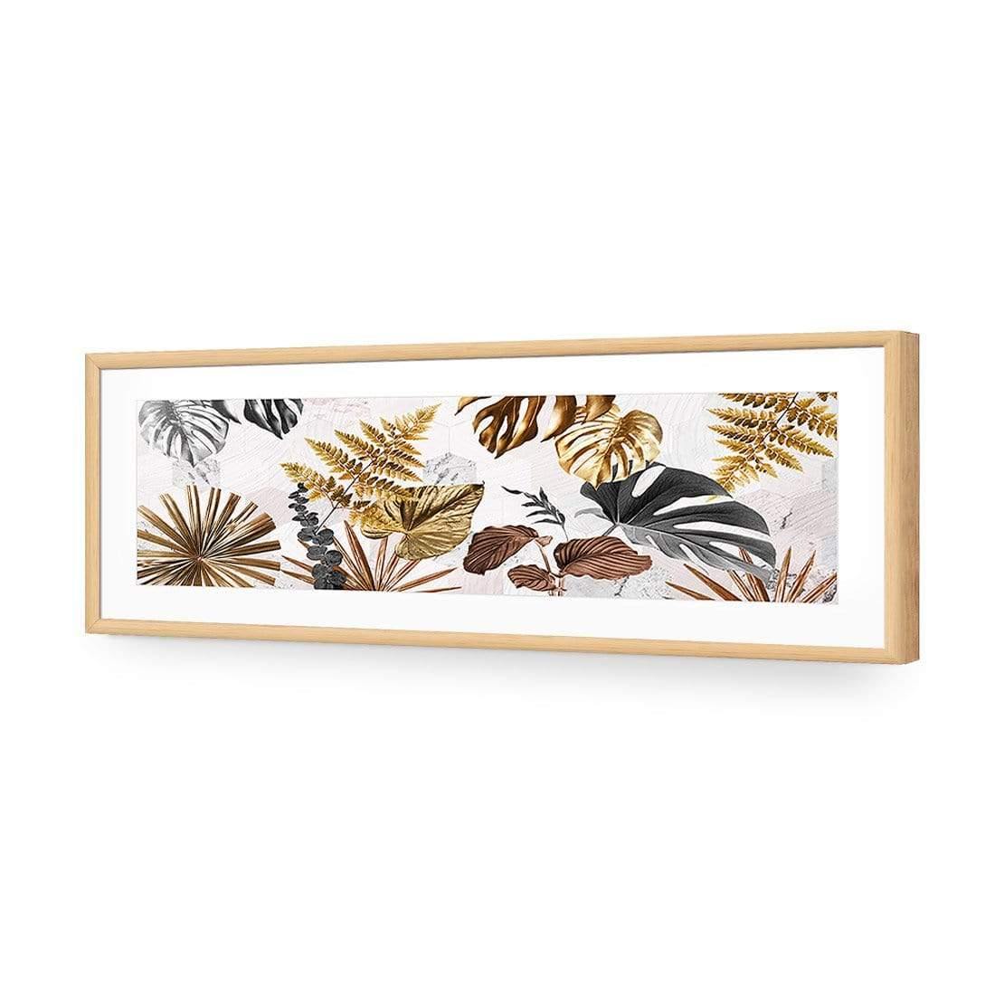 Golden Jungle (Long) - Wall Art Designs - AU_1235_AL_H WAD_AP - 030 - MAT_90x30_S - 2538 - OAK