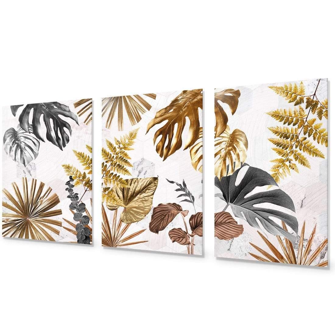 Golden Jungle Trio Art Set - Wall Art Designs - SET3_5038_AR_V WAD_AP - 030 - EDG_59x40_NONE