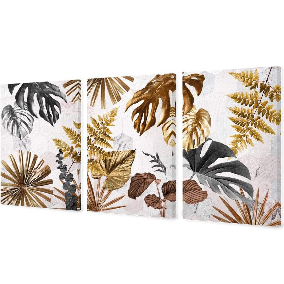 Golden Jungle Trio Art Set - Wall Art Designs - SET3_5038_AR_V WAD_CP - MPC - 320 - M - G - L_59x40_NONE