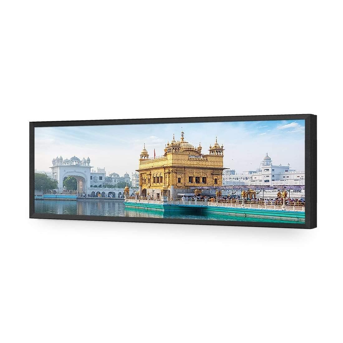 Golden Temple (long) - Wall Art Designs - 756_AL_H CAF_AP - 030 - EDG_90x30_S - 2538 - BLK