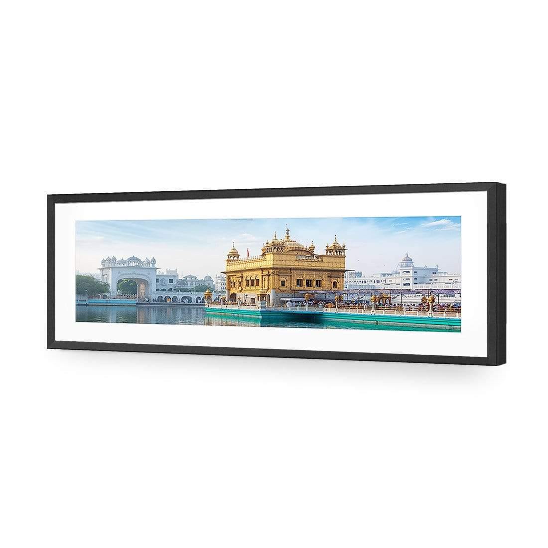 Golden Temple (long) - Wall Art Designs - 756_AL_H CAF_AP - 030 - MAT_90x30_S - 2538 - BLK