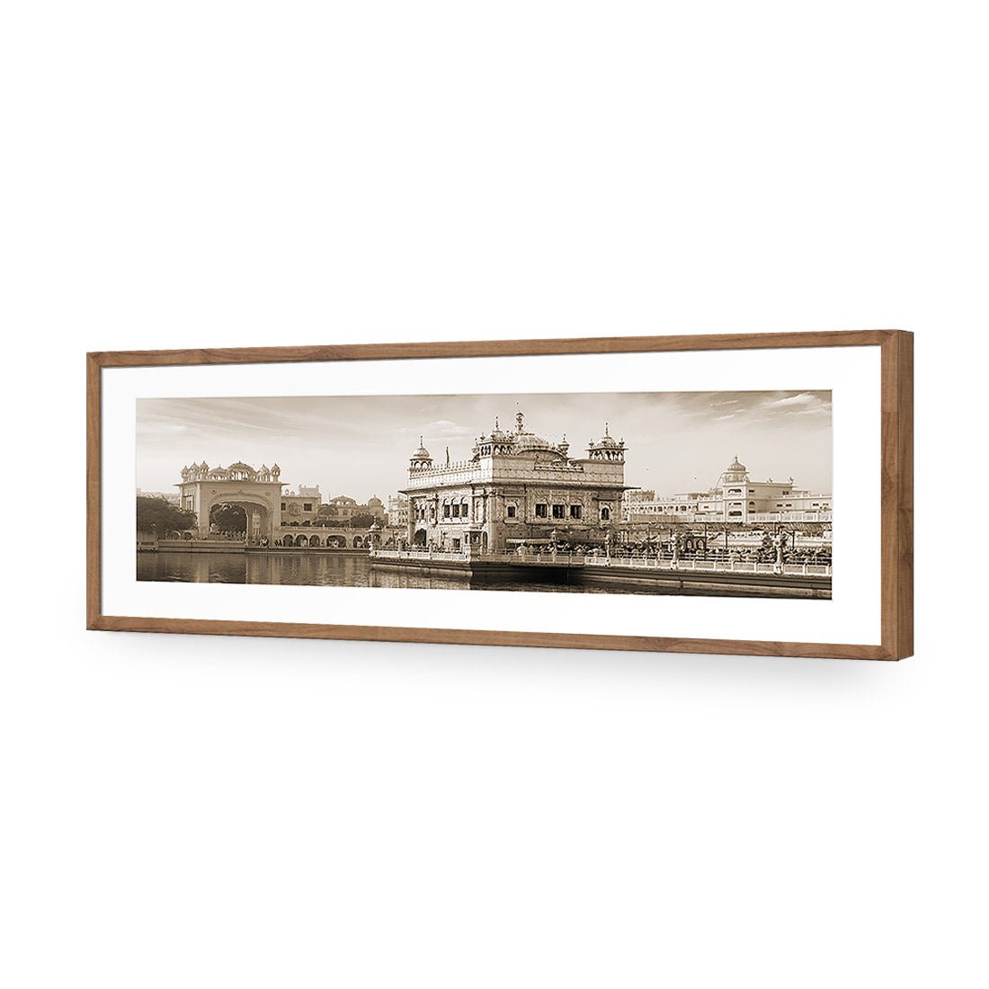 Golden Temple, Sepia (long) - Wall Art Designs - 756_CL_H WAD_CP - MPY - 260 - M - S - S_60x20_NONE