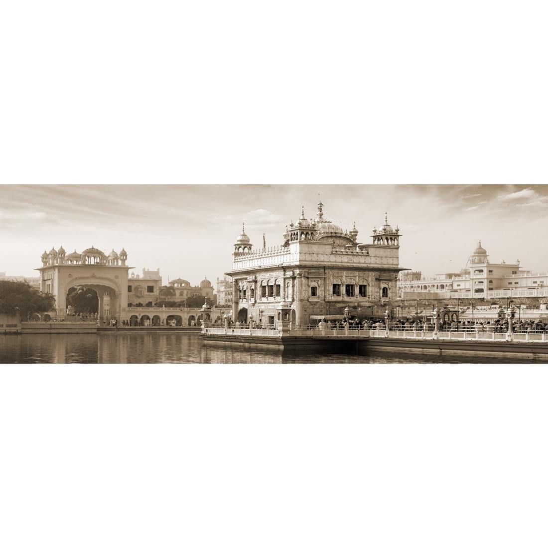 Golden Temple, Sepia (long) - Wall Art Designs - 756_CL_H WAD_CP - MPY - 260 - M - S - S_60x20_NONE