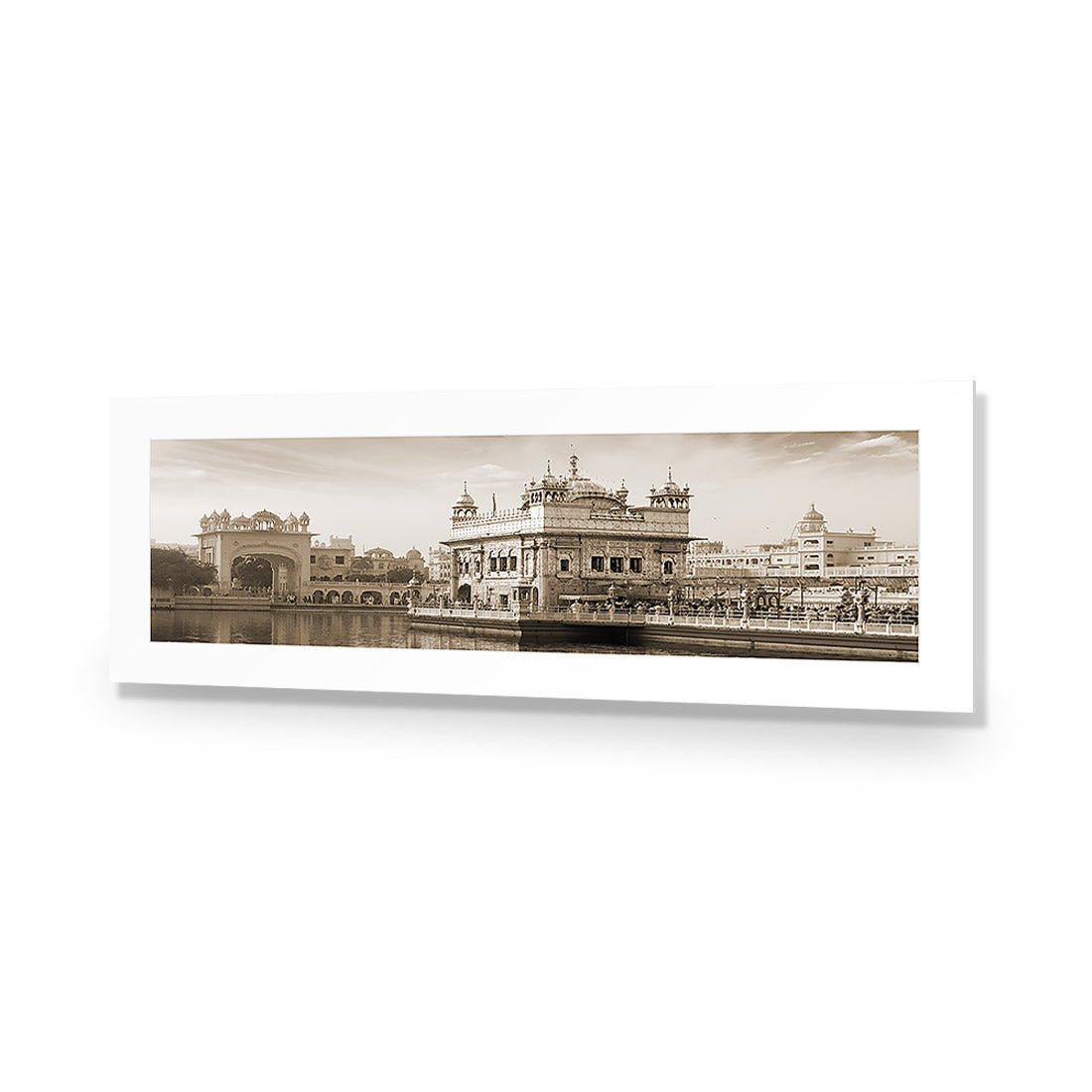 Golden Temple, Sepia (long) - Wall Art Designs - 756_CL_H WAD_CP - MPY - 260 - M - S - S_60x20_NONE