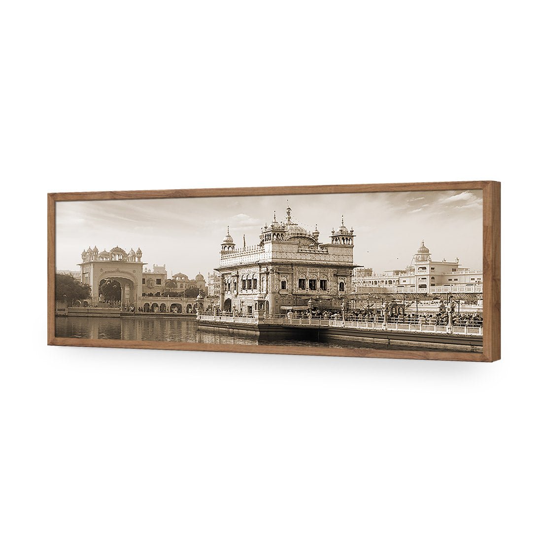 Golden Temple, Sepia (long) - Wall Art Designs - 756_CL_H WAD_CP - MPY - 260 - M - S - S_60x20_NONE