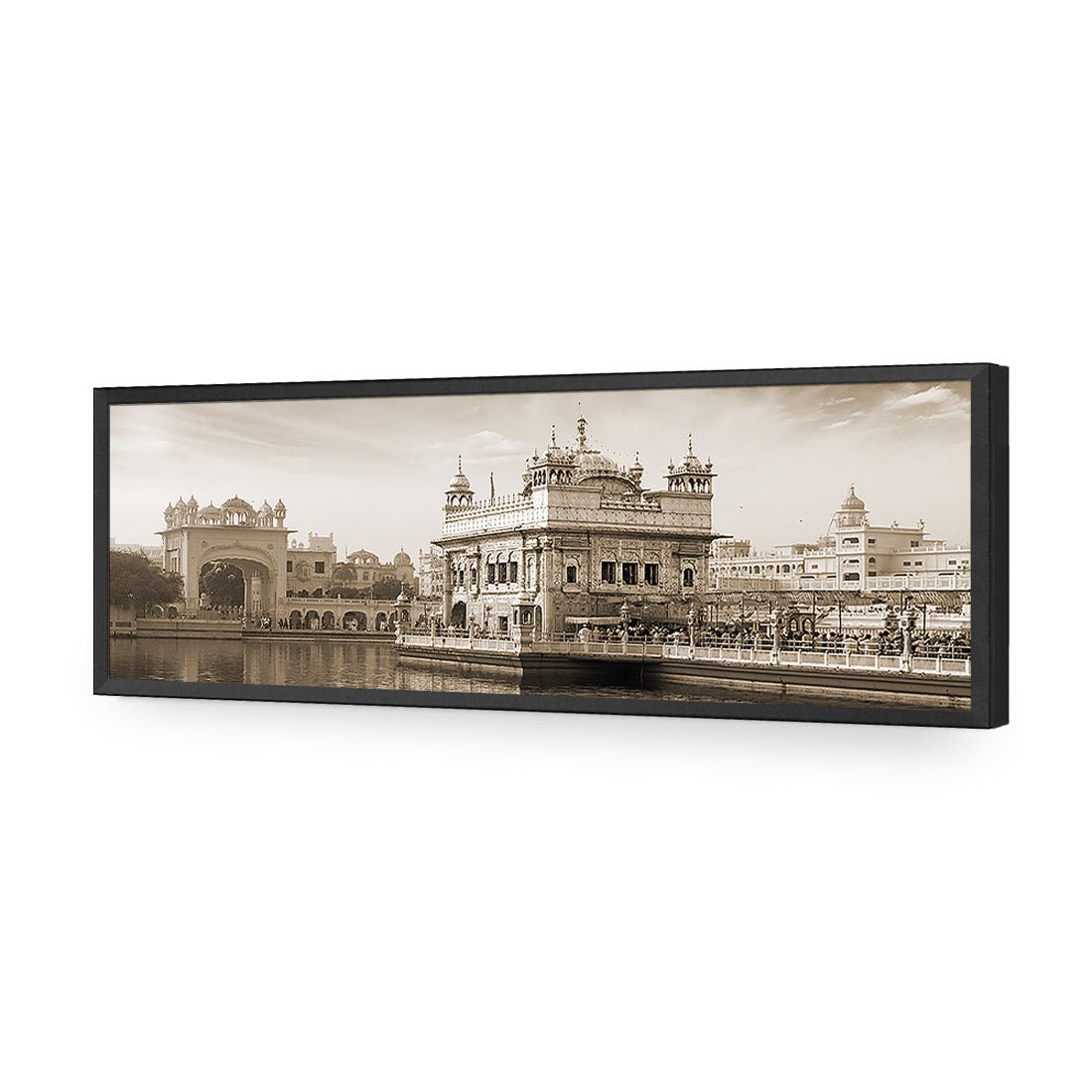 Golden Temple, Sepia (long) - Wall Art Designs - 756_CL_H WAD_CP - MPY - 260 - M - S - S_60x20_NONE