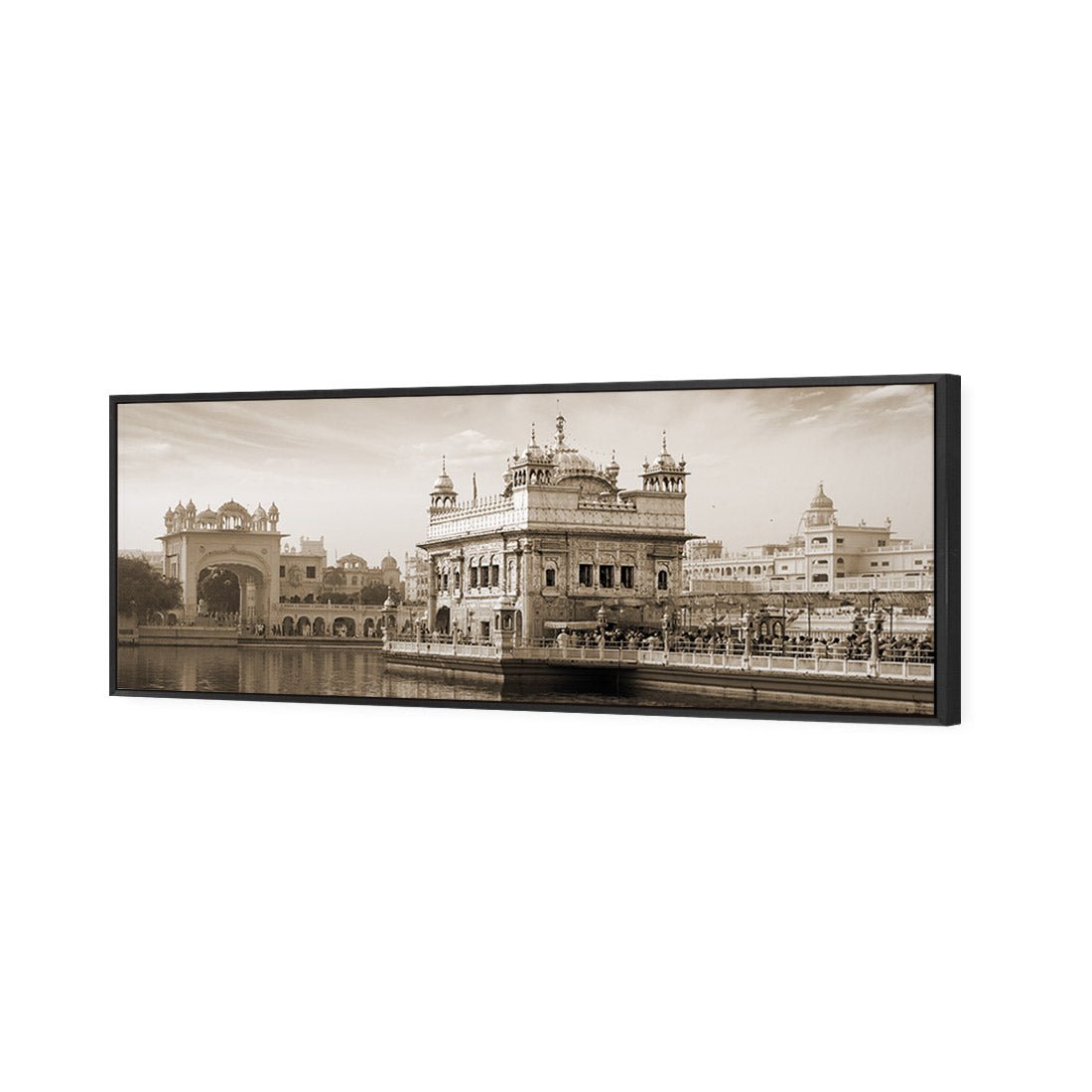 Golden Temple, Sepia (long) - Wall Art Designs - 756_CL_H WAD_CP - MPY - 260 - M - S - S_60x20_NONE