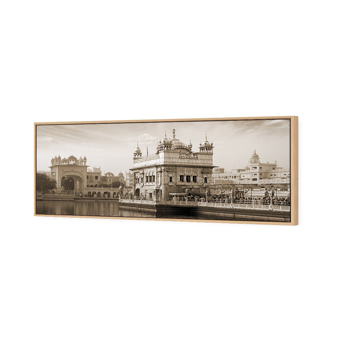 Golden Temple, Sepia (long) - Wall Art Designs - 756_CL_H WAD_CP - MPY - 260 - M - S - S_60x20_NONE