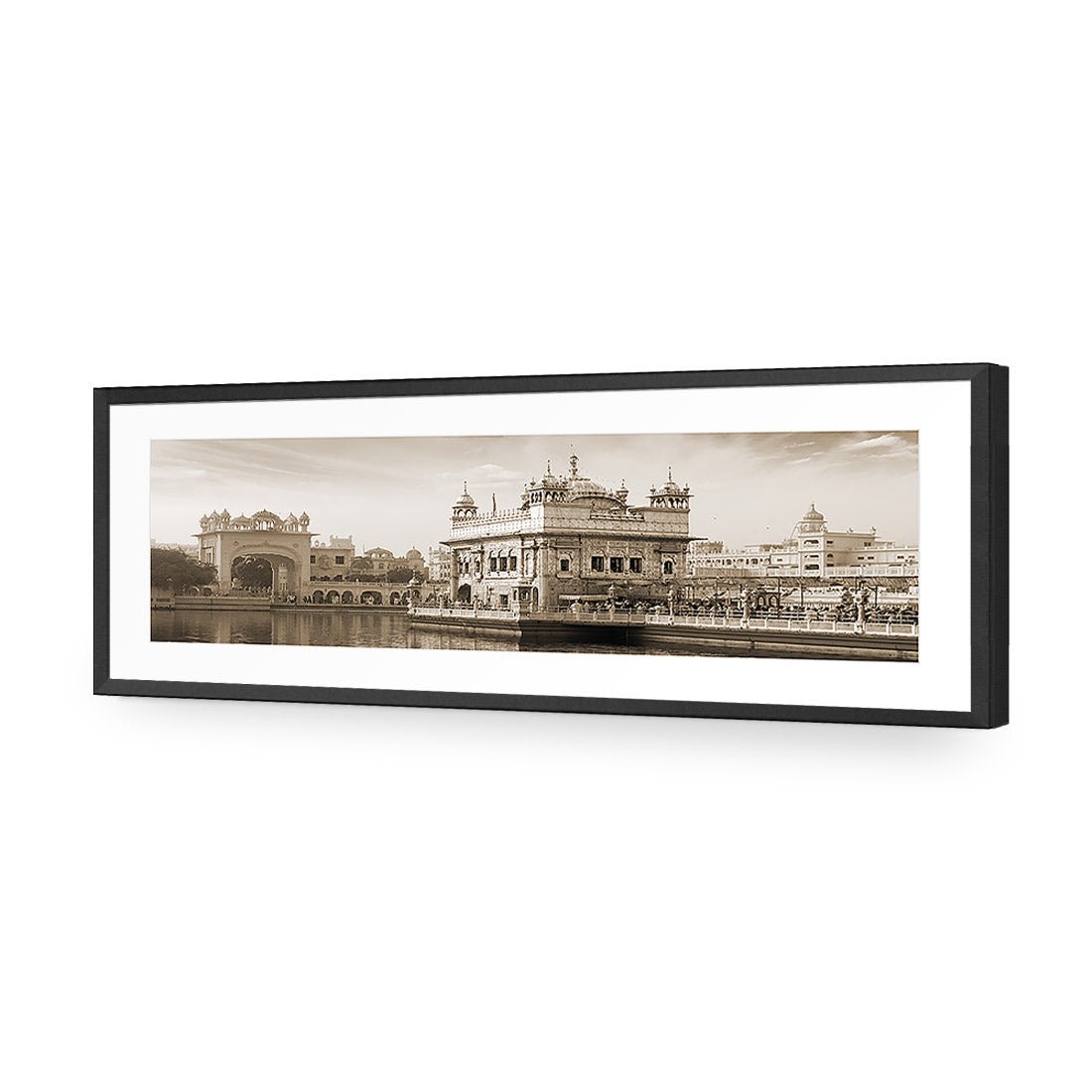 Golden Temple, Sepia (long) - Wall Art Designs - 756_CL_H WAD_CP - MPY - 260 - M - S - S_60x20_NONE