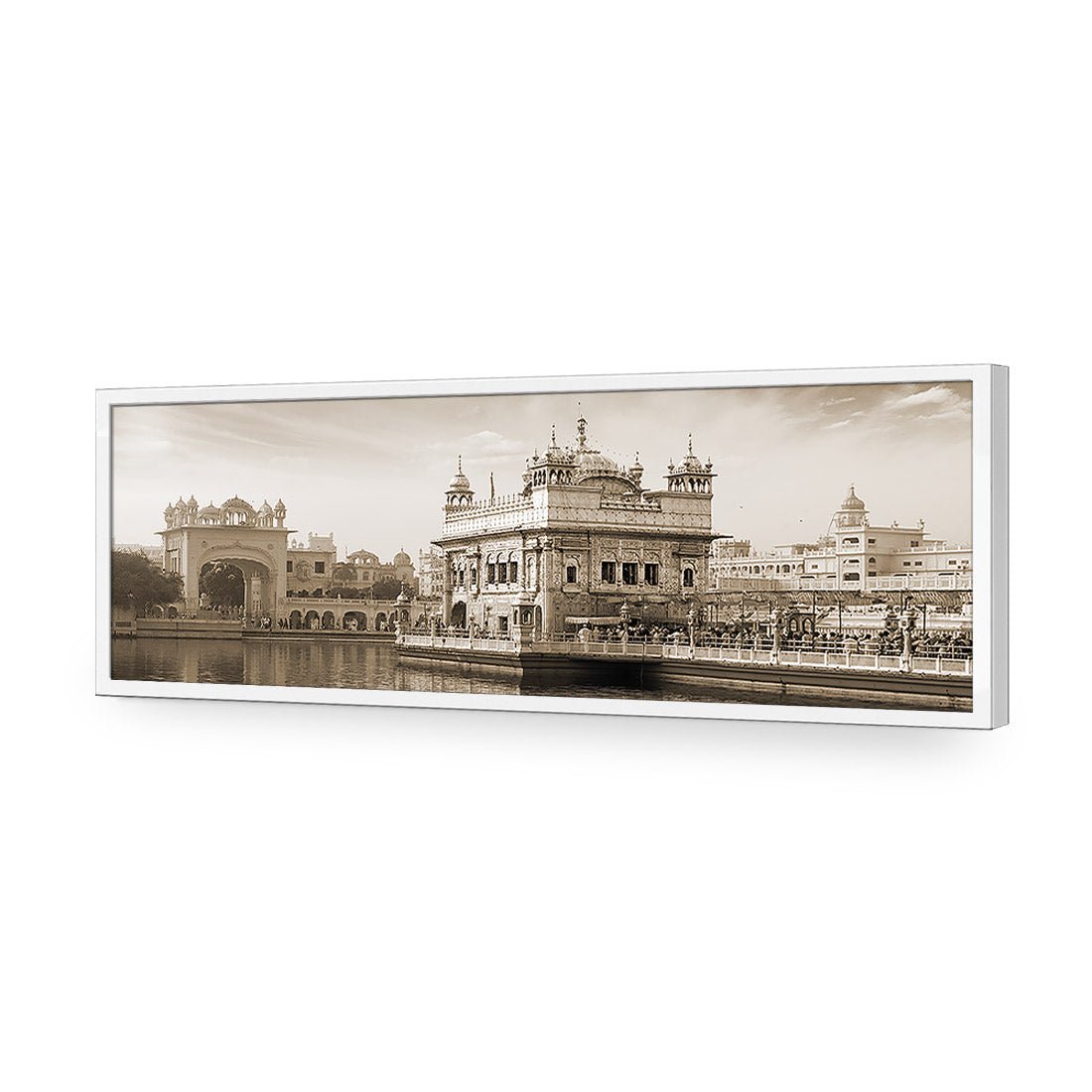 Golden Temple, Sepia (long) - Wall Art Designs - 756_CL_H WAD_CP - MPY - 260 - M - S - S_60x20_NONE