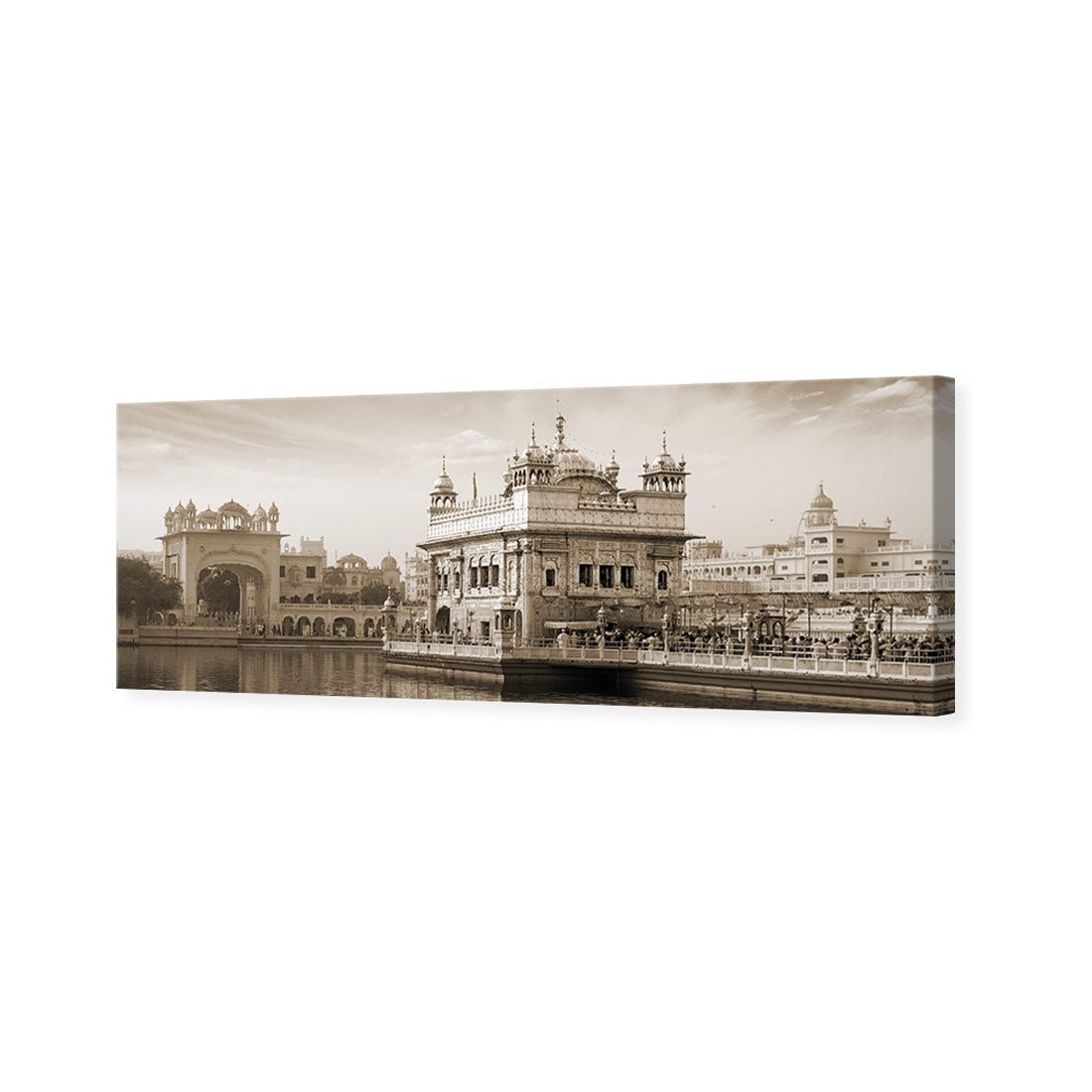 Golden Temple, Sepia (long) - Wall Art Designs - 756_CL_H WAD_CP - MPY - 260 - M - S - S_60x20_NONE