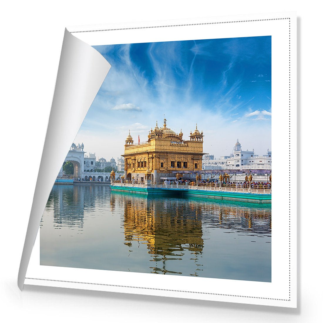 Golden Temple (square) - Wall Art Designs - 756_AS_Q WAD_CP - MPY - 260 - M - S - S_37x37_NONE