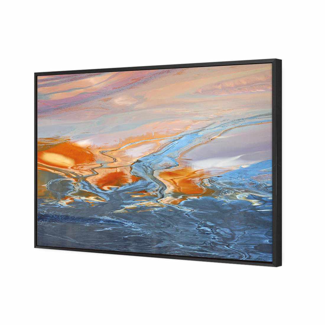 Golden Tint | Classic Canvas | Floating Frame | Black