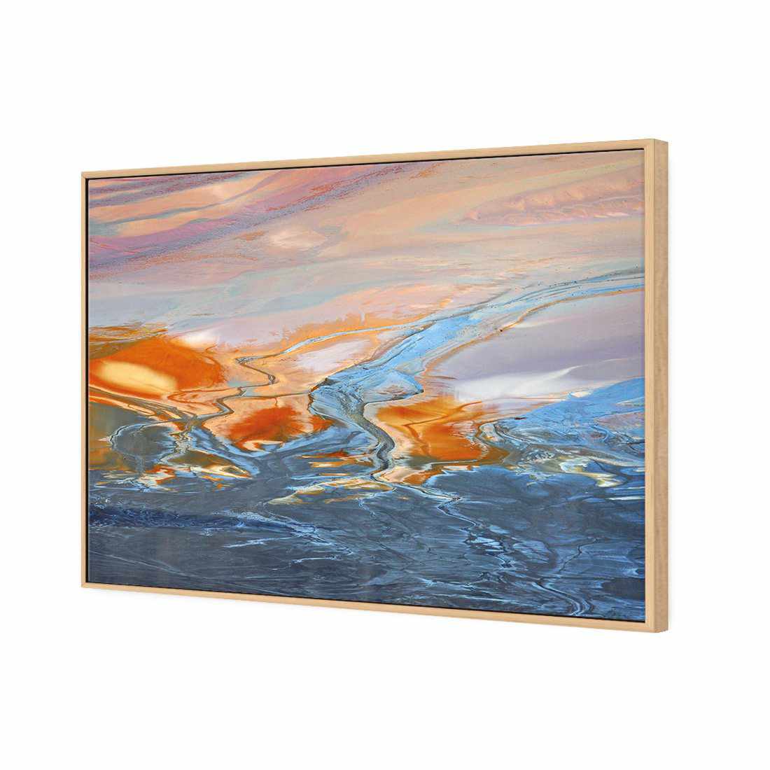 Golden Tint | Classic Canvas | Floating Frame | Oak