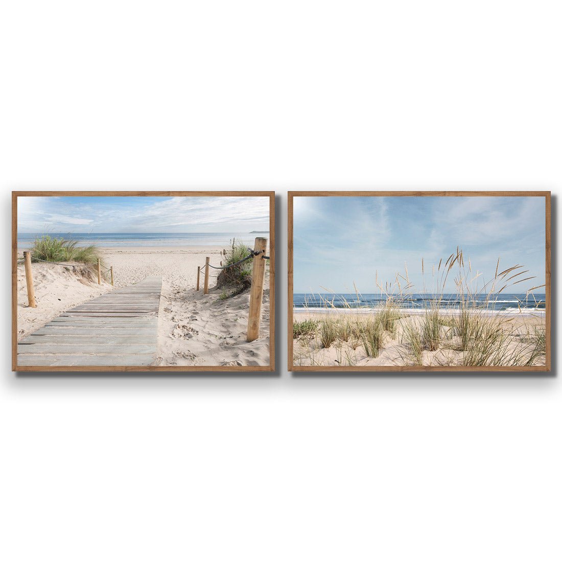 Grass and Dunes Perfect Pair - Wall Art Designs - SET2_5047_AR_H CAF_AP - 030 - EDG_45x30_S - 2538 - NAT