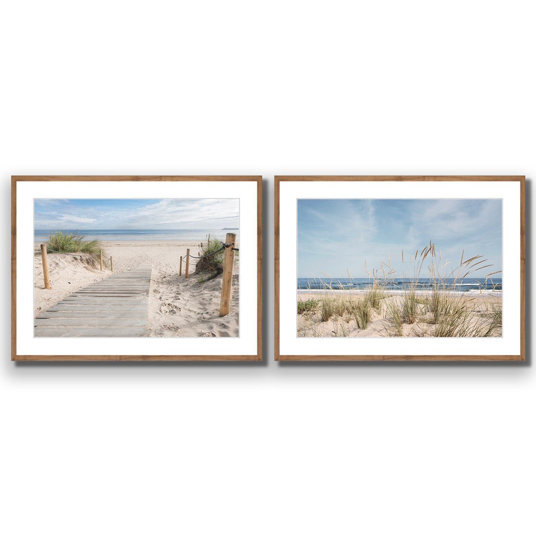 Grass and Dunes Perfect Pair - Wall Art Designs - SET2_5047_AR_H CAF_AP - 030 - MAT_45x30_S - 2538 - NAT