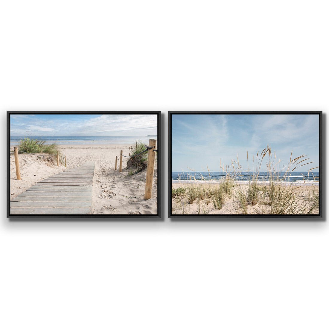 Grass and Dunes Perfect Pair - Wall Art Designs - SET2_5047_AR_H CAF_CP - MPY - 260 - M - S - S_45x30_S - 1550 - BLK