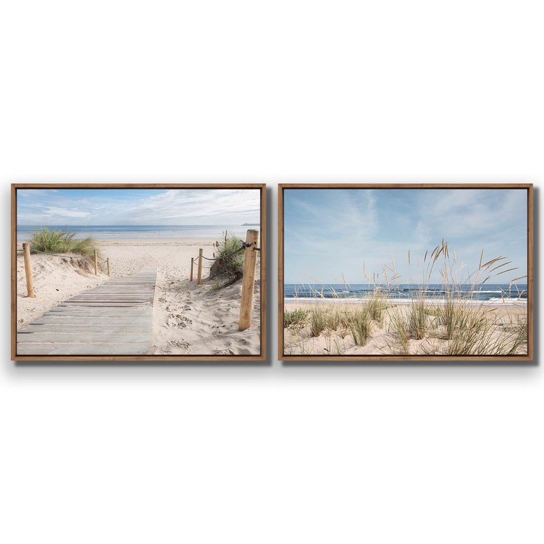 Grass and Dunes Perfect Pair - Wall Art Designs - SET2_5047_AR_H CAF_CP - MPY - 260 - M - S - S_45x30_S - 1550 - NAT