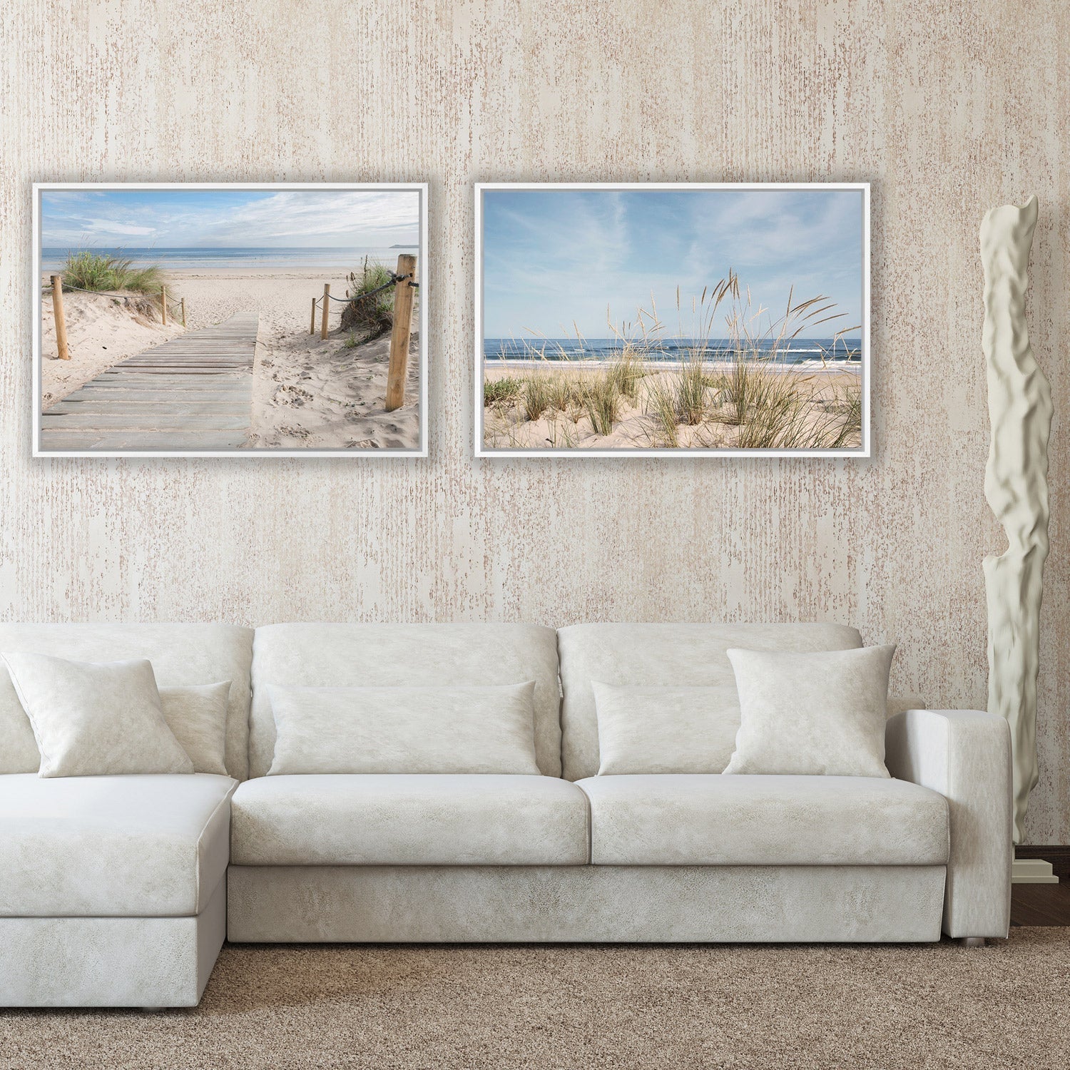 Grass and Dunes Perfect Pair - Wall Art Designs - SET2_5047_AR_H CAF_CP - MPY - 260 - M - S - S_45x30_NONE