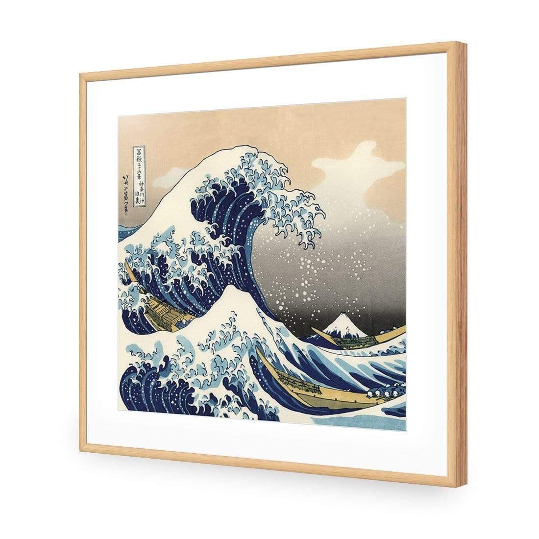 Great Wave off Kanagawa (square) By Hokusai - Wall Art Designs - 613_AS_Q WAD_AP - 030 - MAT_37x37_S - 2538 - OAK