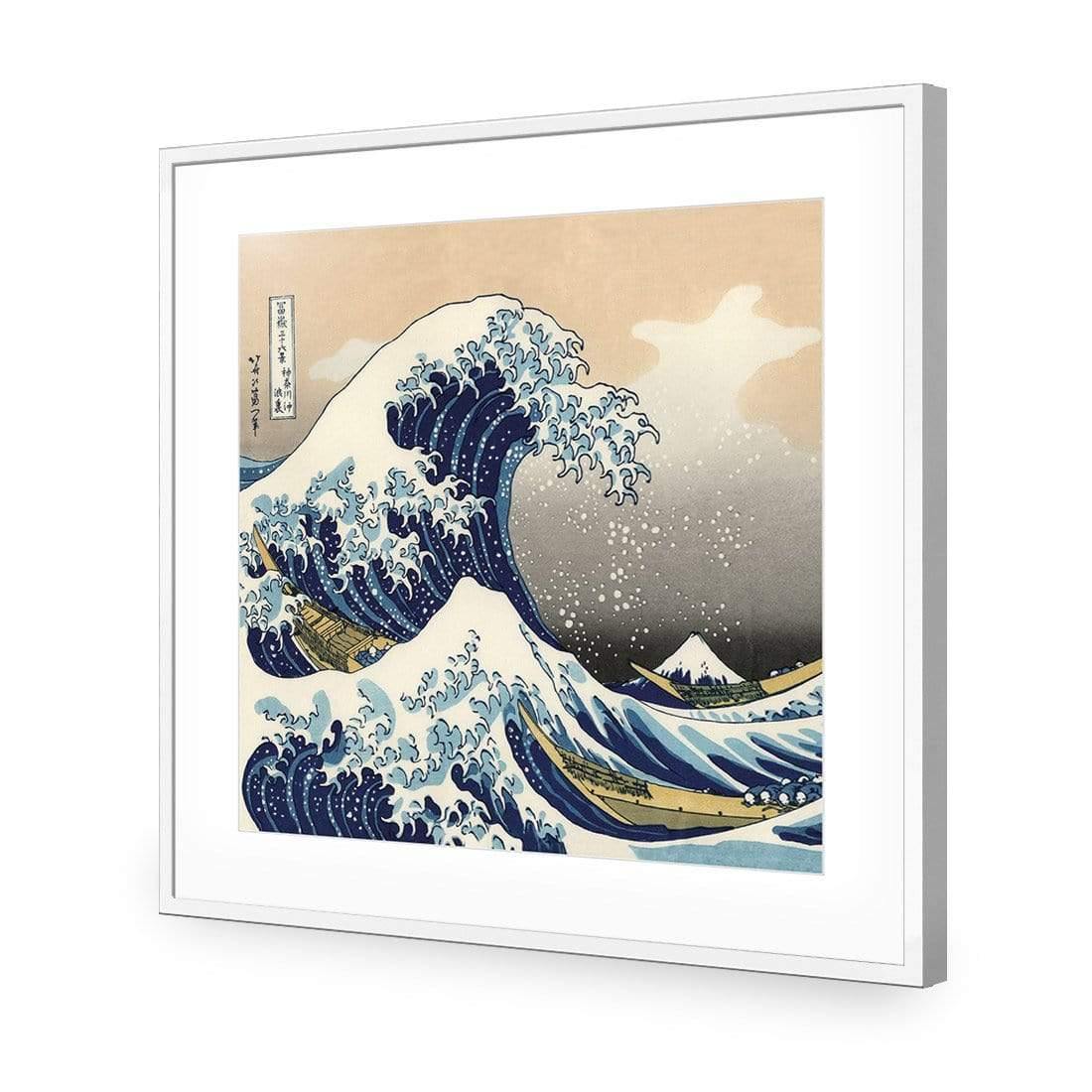 Great Wave off Kanagawa (square) By Hokusai - Wall Art Designs - 613_AS_Q WAD_AP - 030 - MAT_37x37_S - 2538 - WHT