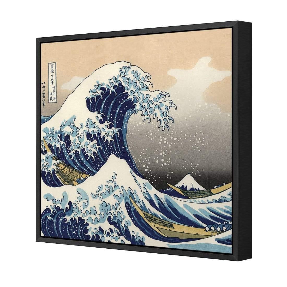 Great Wave off Kanagawa (square) By Hokusai - Wall Art Designs - 613_AS_Q WAD_CP - MPY - 260 - M - S - S_37x37_S - 1550 - BLK