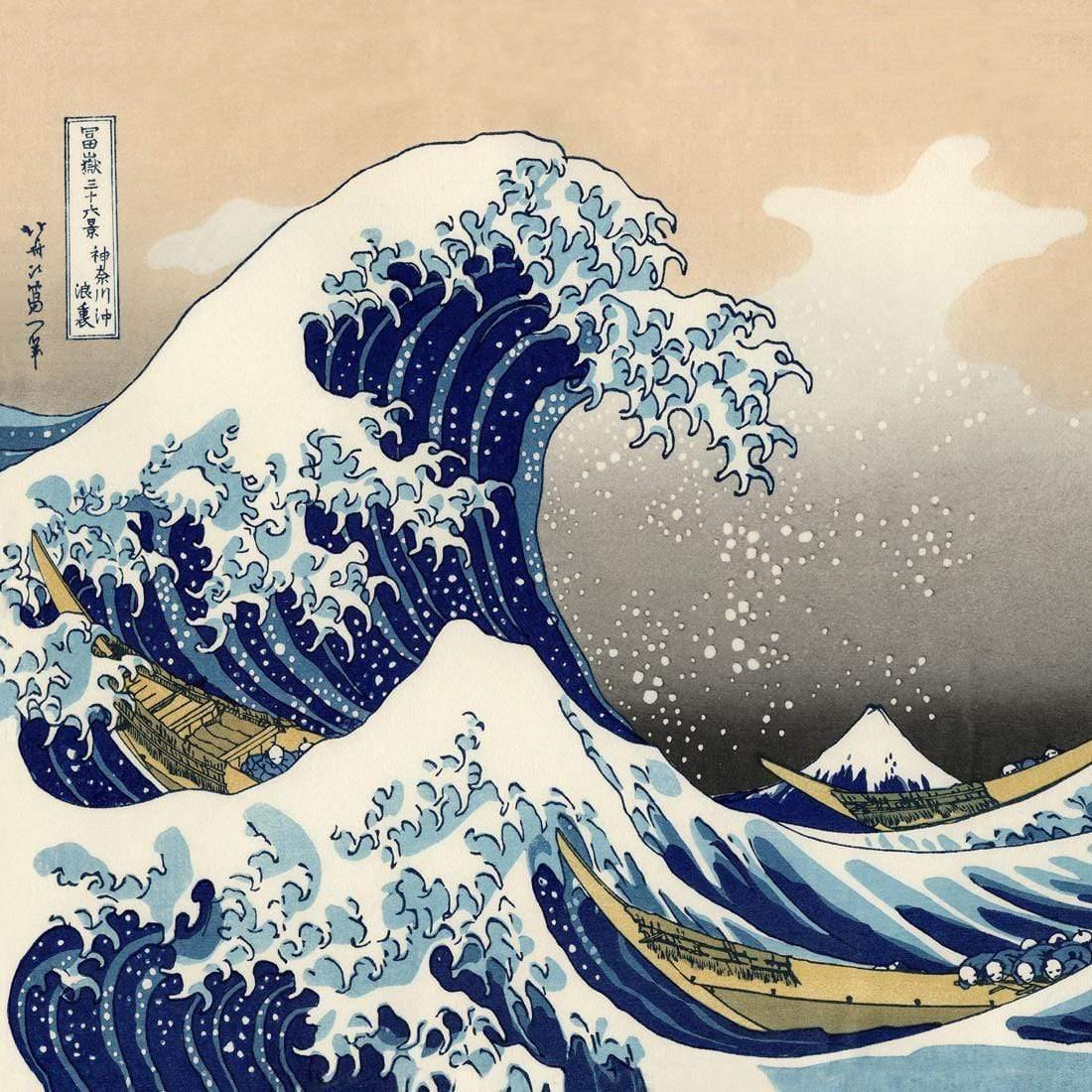 Great Wave off Kanagawa (square) By Hokusai - Wall Art Designs - 613_AS_Q WAD_CP - MPY - 260 - M - S - S_37x37_NONE