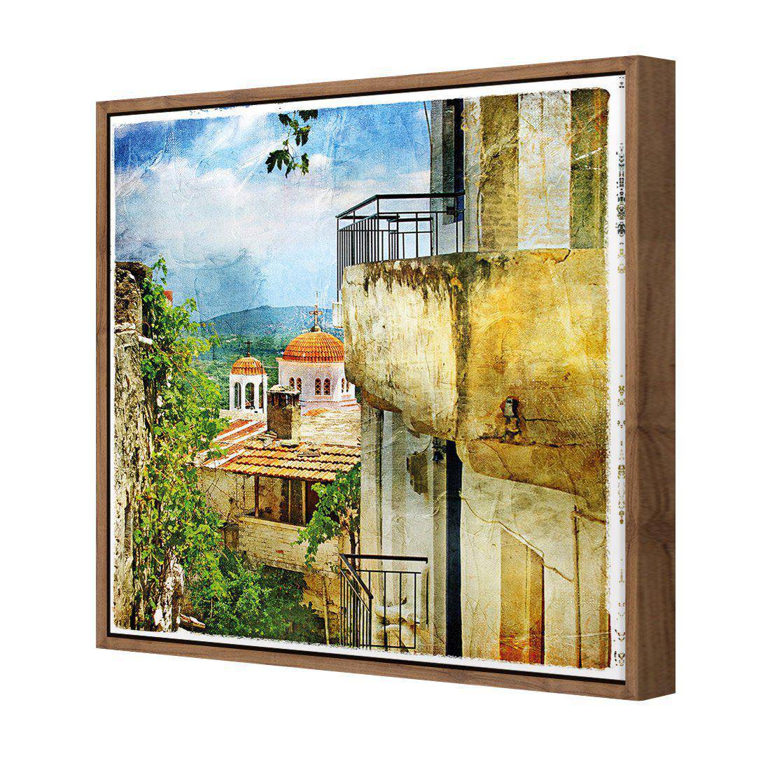 Greek Monastery Canvas Art - Wall Art Designs - 2128_AS_Q WAD_CP - MPY - 260 - M - S - S_30x30_NONE