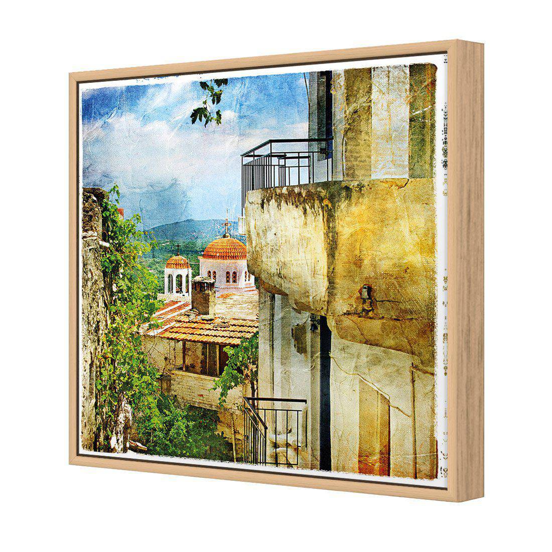 Greek Monastery Canvas Art - Wall Art Designs - 2128_AS_Q WAD_CP - MPY - 260 - M - S - S_30x30_NONE