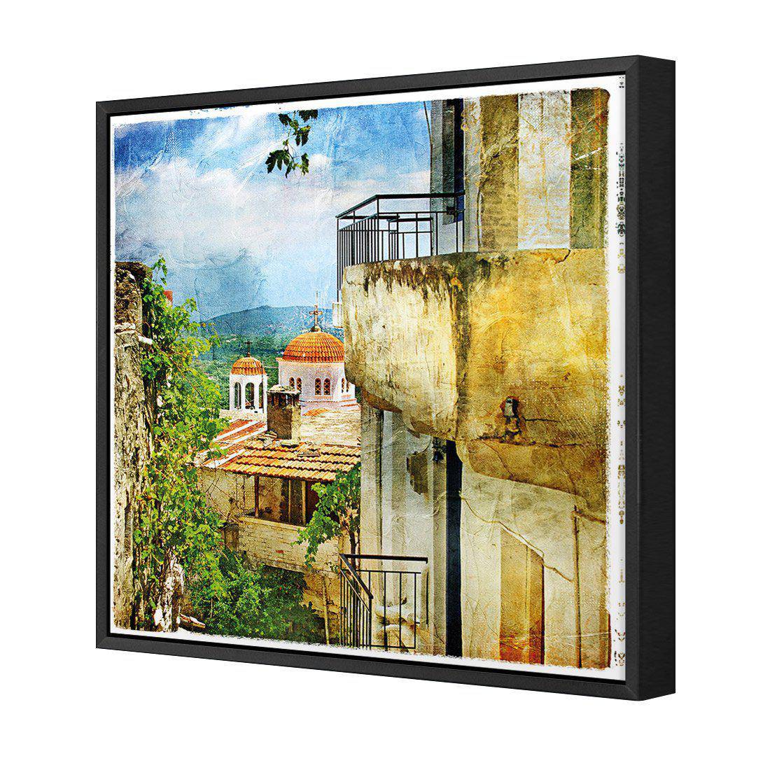 Greek Monastery Canvas Art - Wall Art Designs - 2128_AS_Q WAD_CP - MPY - 260 - M - S - S_30x30_NONE