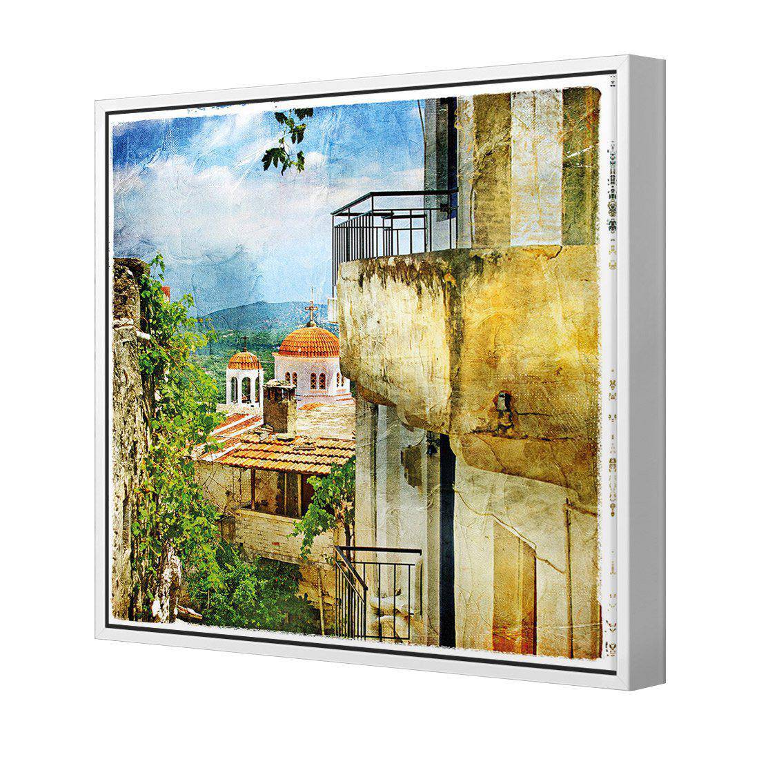 Greek Monastery Canvas Art - Wall Art Designs - 2128_AS_Q WAD_CP - MPY - 260 - M - S - S_30x30_NONE