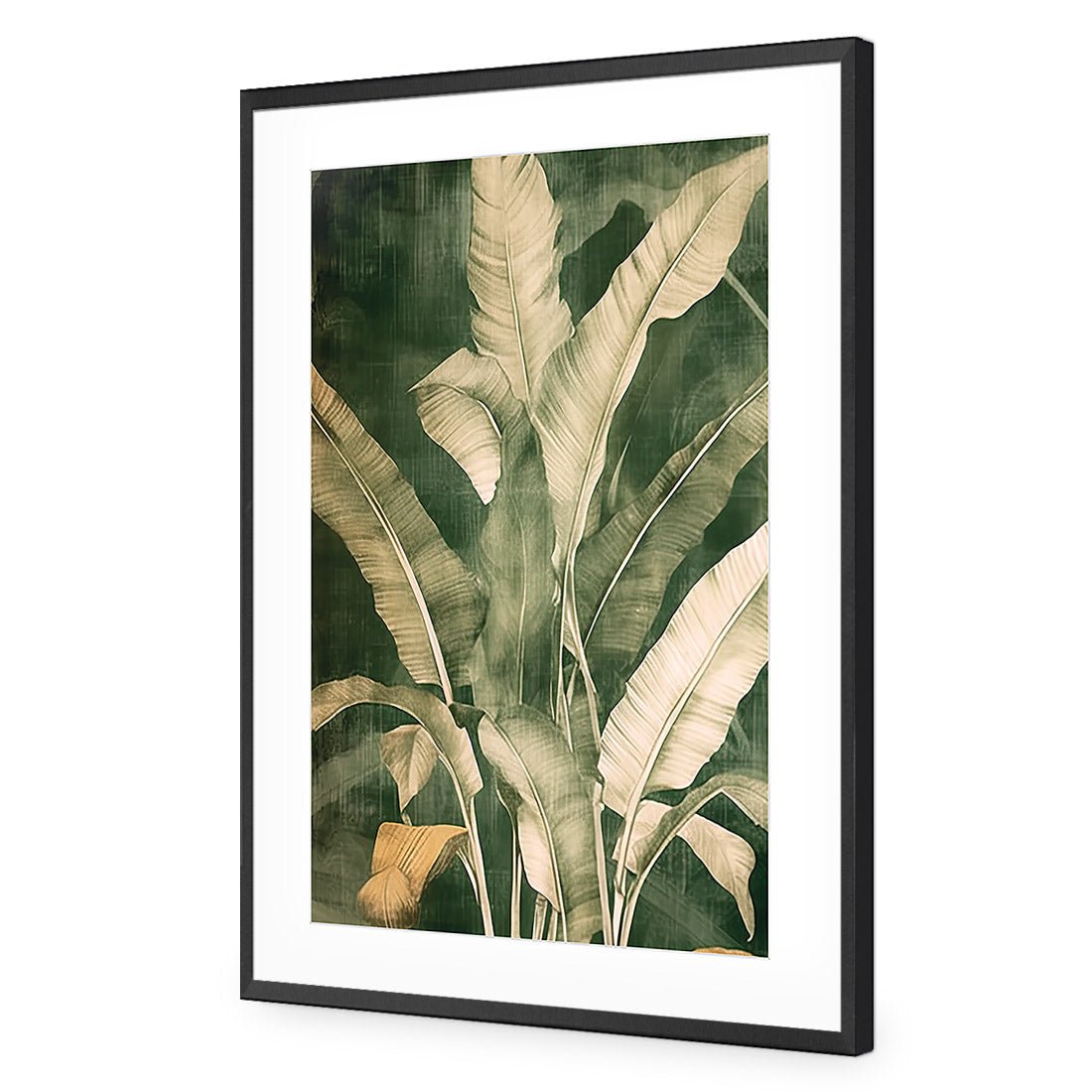 Green Foliage I - Wall Art Designs - WH_1140_AR_V CAF_AP - 030 - MAT_45x30_S - 2538 - BLK