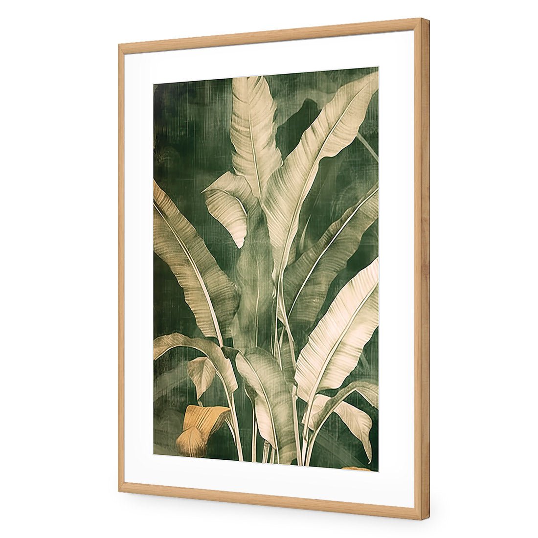 Green Foliage I - Wall Art Designs - WH_1140_AR_V CAF_AP - 030 - MAT_45x30_S - 2538 - OAK