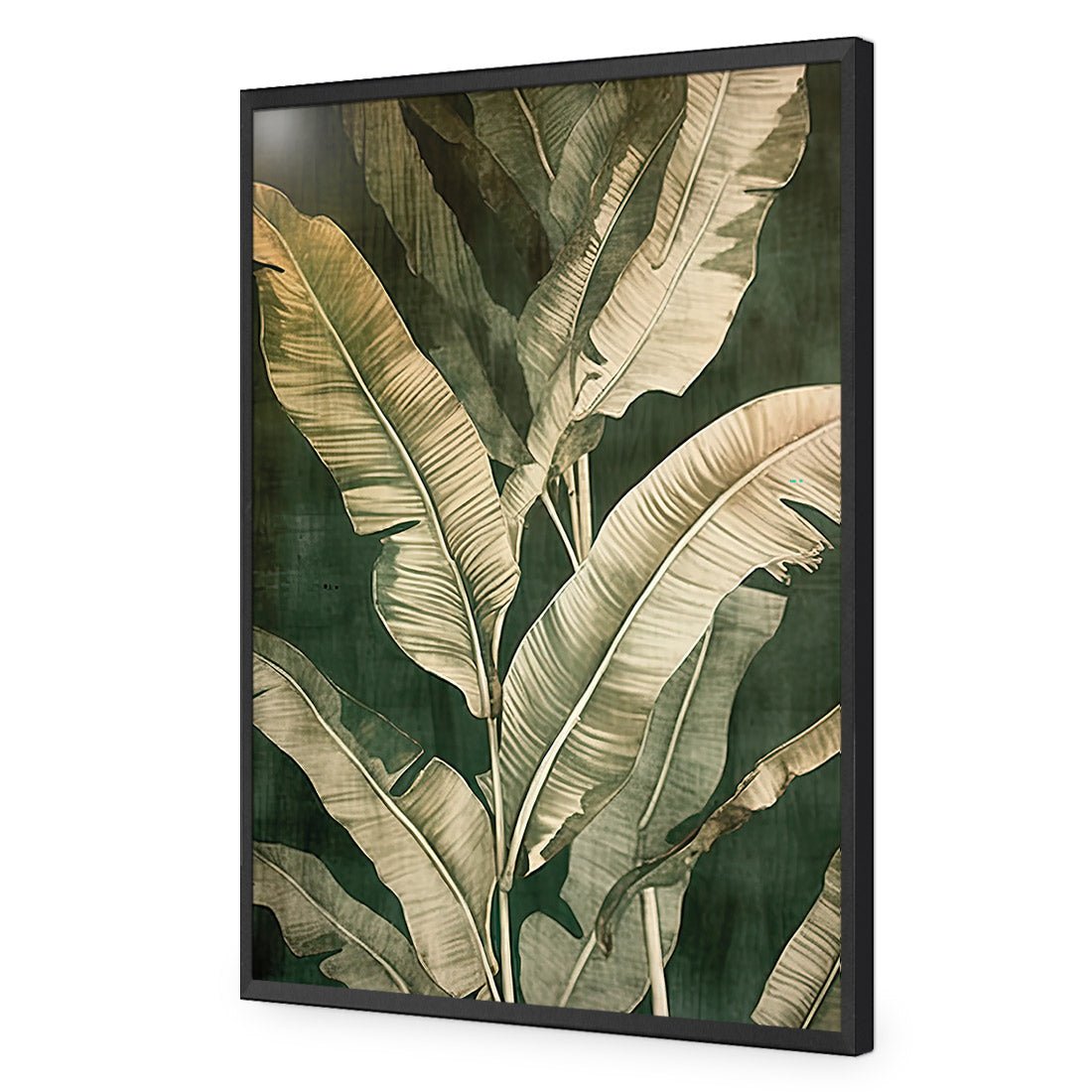 Green Foliage II - Wall Art Designs - WH_1141_AR_V CAF_AP - 030 - EDG_45x30_S - 2538 - BLK