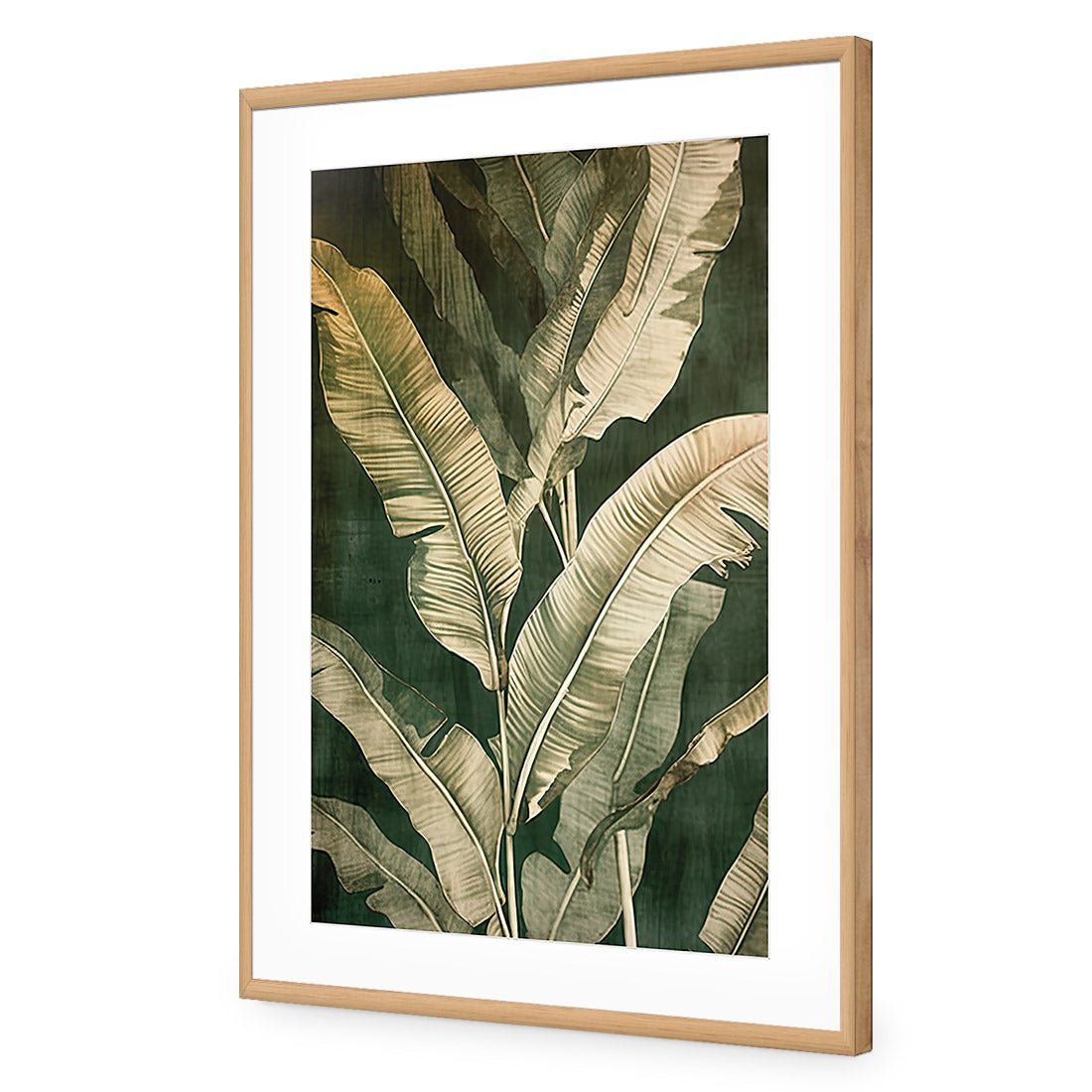 Green Foliage II - Wall Art Designs - WH_1141_AR_V CAF_AP - 030 - MAT_45x30_S - 2538 - OAK