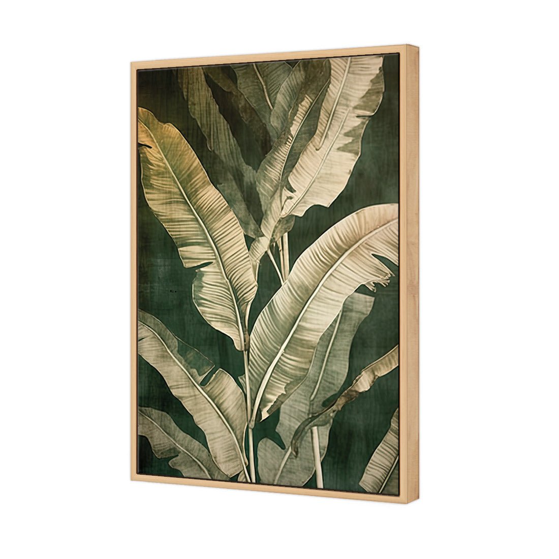 Green Foliage II - Wall Art Designs - WH_1141_AR_V CAF_CP - MPY - 260 - M - S - S_45x30_S - 1550 - OAK