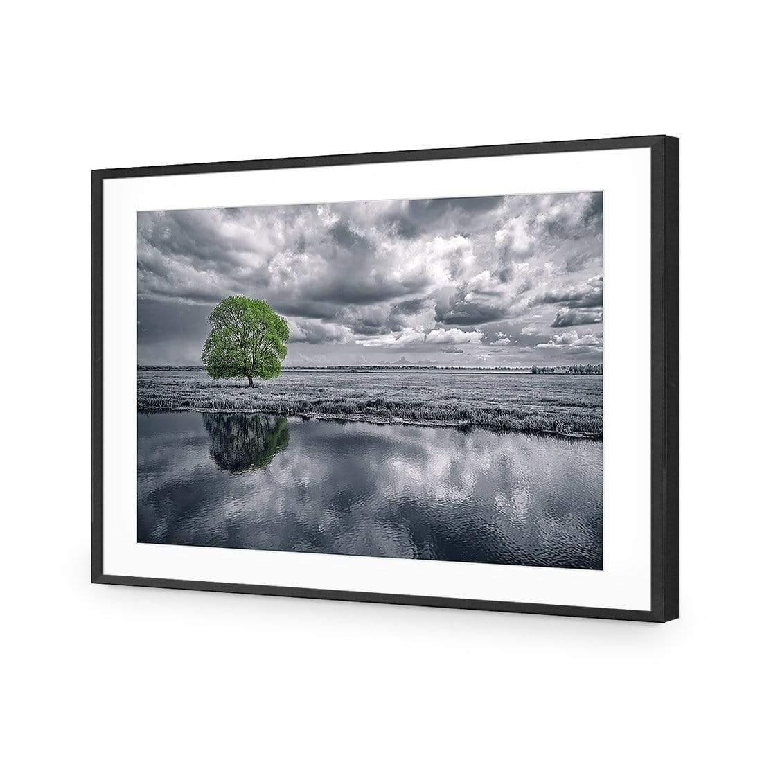 Green Tree of Life II - Wall Art Designs - 3751_AR_H WAD_AP - 030 - MAT_45x30_S - 2538 - BLK