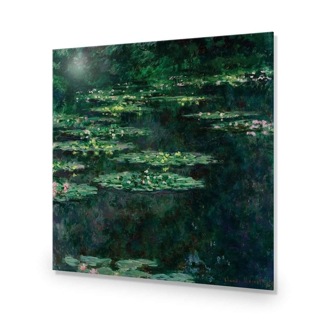 Green Water Lilies By Monet - Wall Art Designs - 3408_AS_Q CAF_AP - 030 - EDG_37x37_NONE