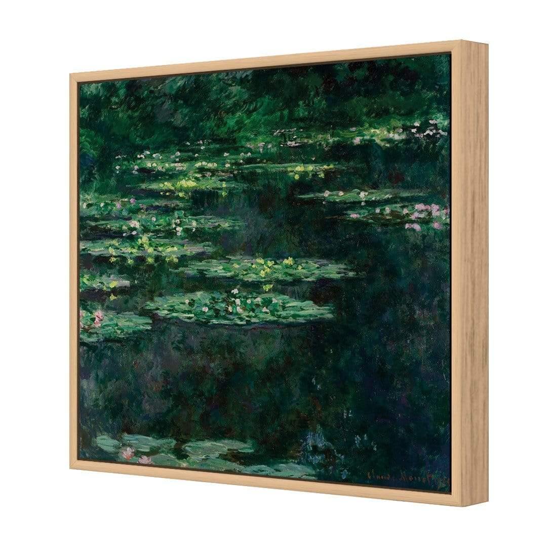 Green Water Lilies By Monet - Wall Art Designs - 3408_AS_Q CAF_CP - MPY - 260 - M - S - S_37x37_S - 1550 - OAK