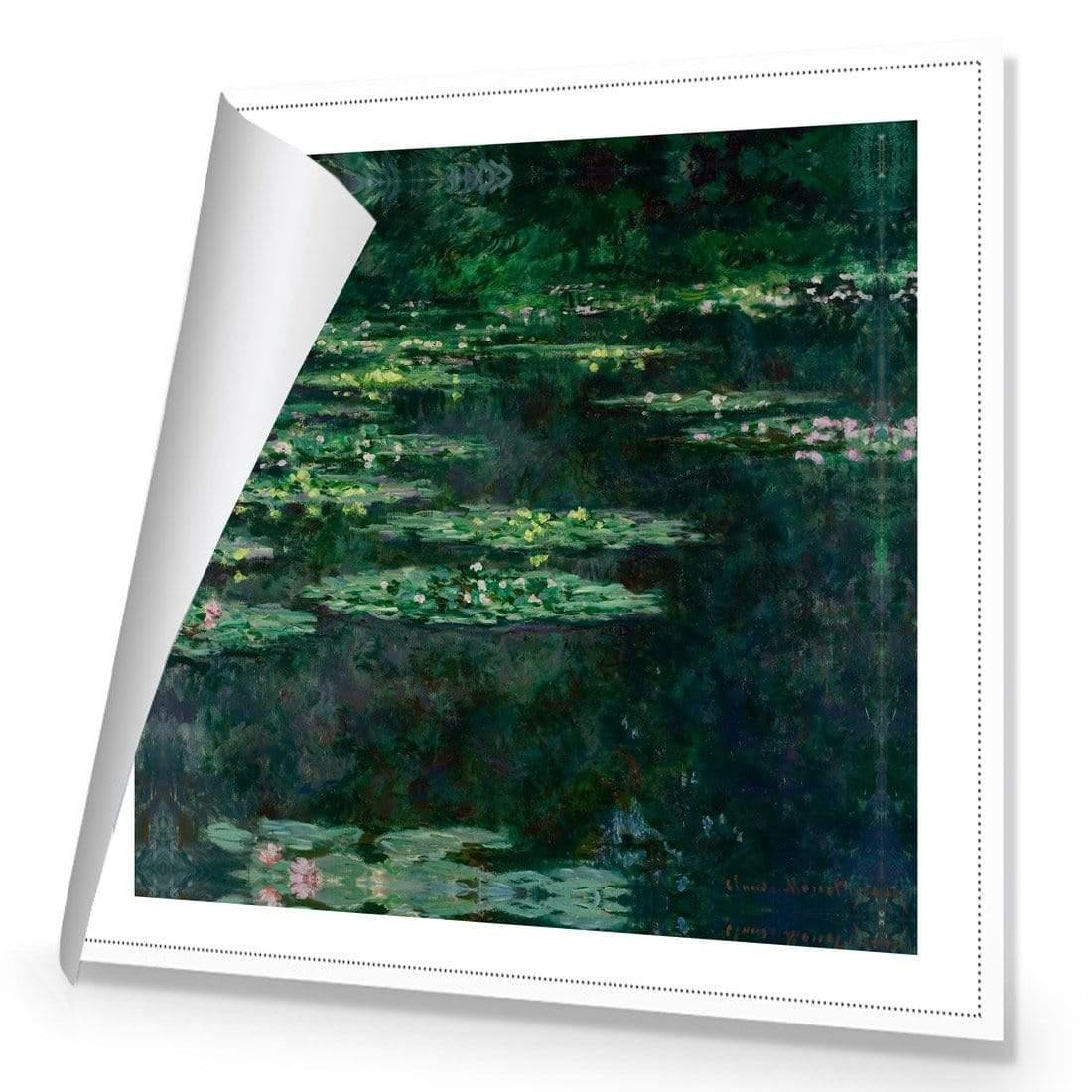 Green Water Lilies By Monet - Wall Art Designs - 3408_AS_Q CAF_CP - MPY - 260 - M - R_37x37_NONE