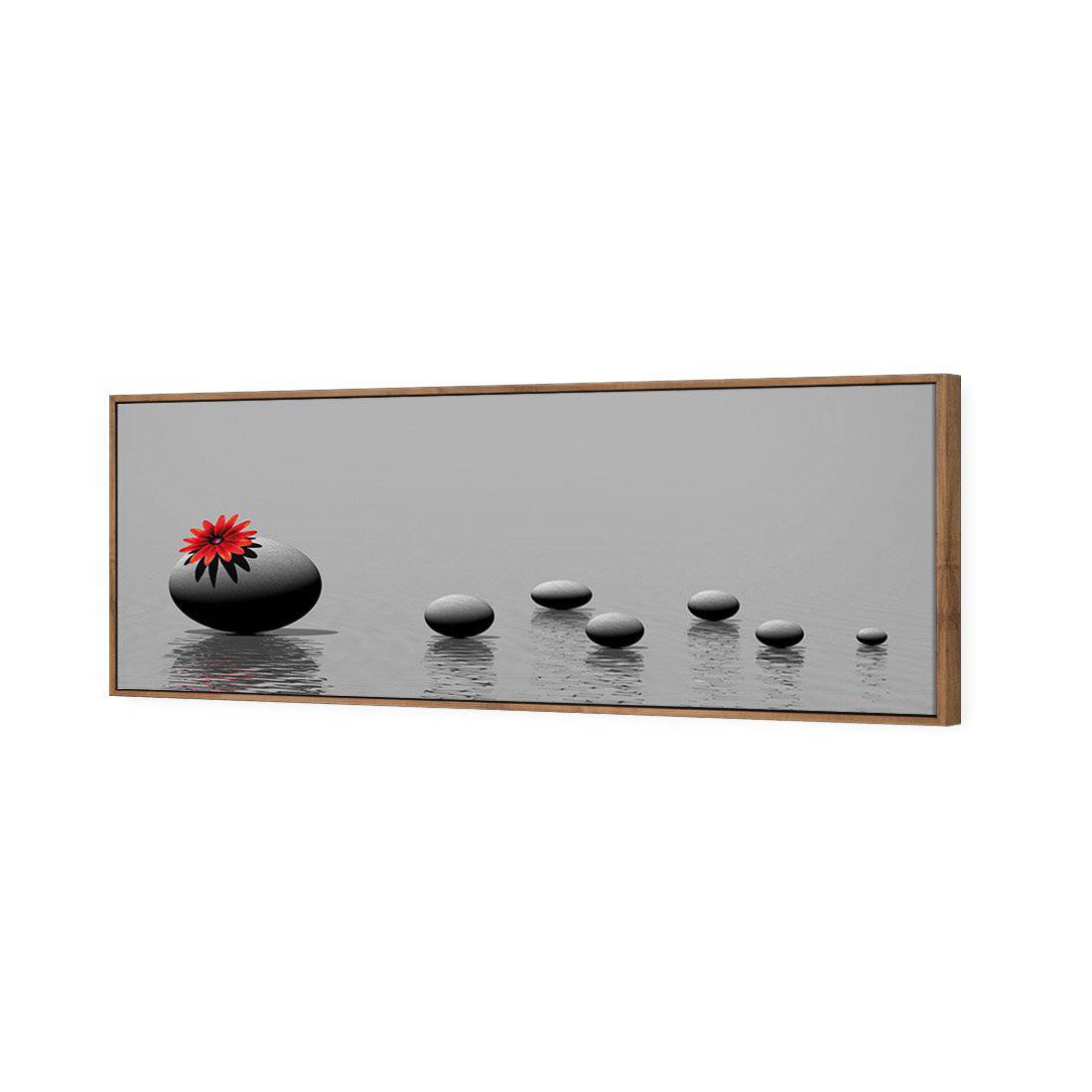 Grey Stones | Standard Canvas | Floating Frame | Natural