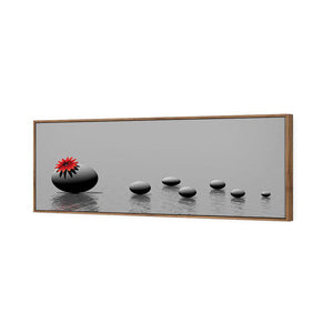 Grey Stones | Standard Canvas | Floating Frame | Natural