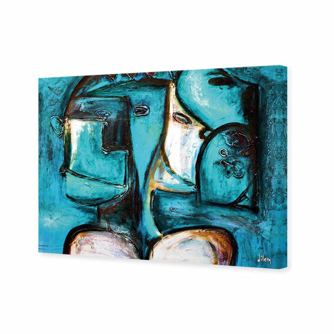 Griessel Koppen, Teal Canvas Art - Wall Art Designs - 114_ER_H WAD_CP - MPY - 260 - M - S - S_45x30_NONE